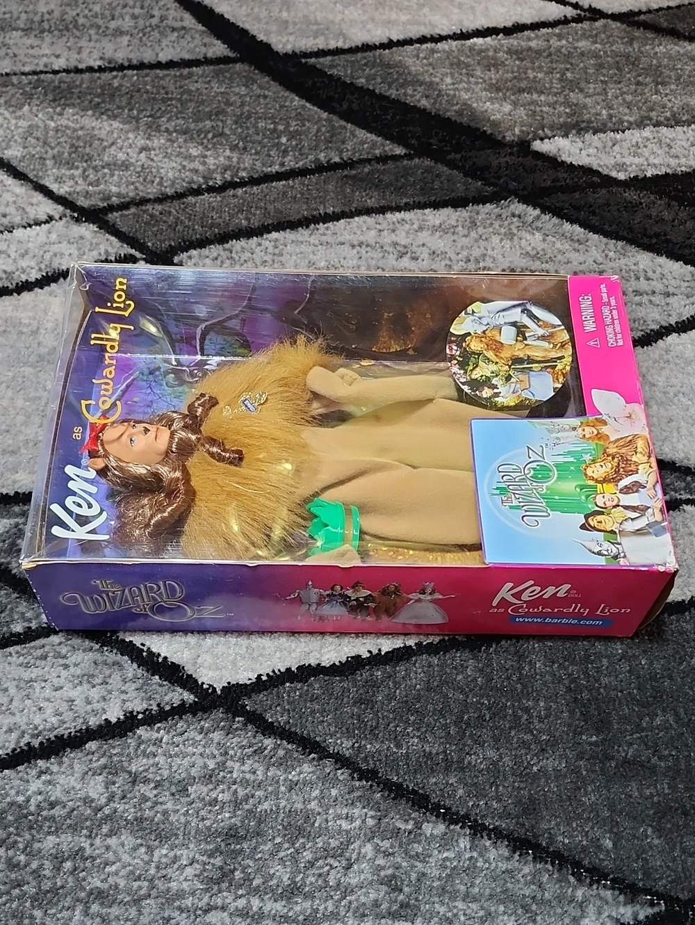 1999 MATTEL WIZARD OF OZ COLLECTOR EDITION KEN AS COWARDLY LION DOLL